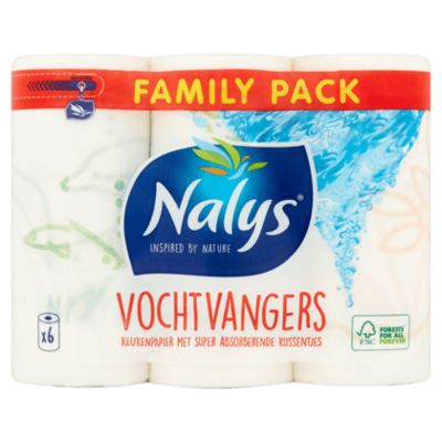 NALYS Vochtvangers keukenpapier